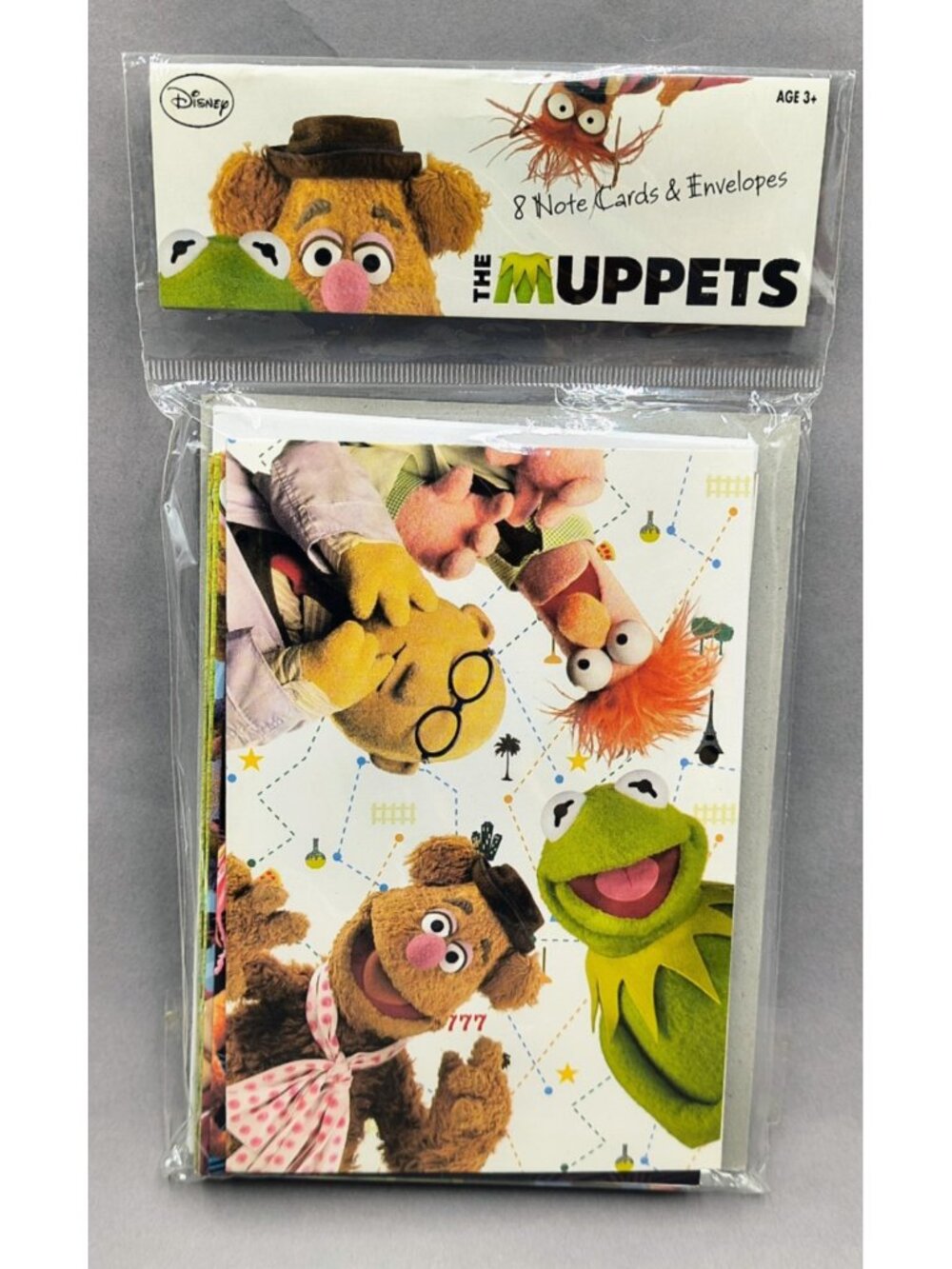 Muppets Blank Note Greeting Cards with Envelopes Set of 8 Disney